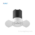 Plafond réglable encastré monté DUMD Downlight